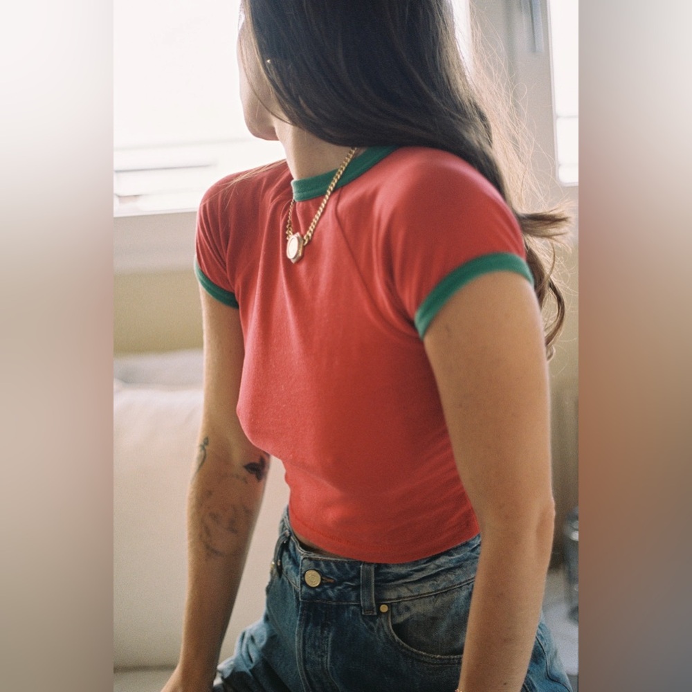 Heavy Manners Ringer Tee